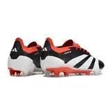 Adidas Predator 30 Elite Black White and Red Firm Ground FG Football Boot