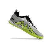 Nike Vapor 15 Pro Zoom Gray and Green Indoor IC Football Boot