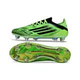 Adidas F50 Primeknit Elite Green and Black Mixed Studs SG Football Boot
