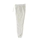 Nike Grey and White Track Pants