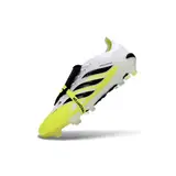 Adidas Predator 26 Elite Tongue Black, Yellow and White Firm Ground FG Football Boot