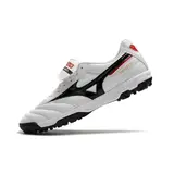 Mizuno Morelia Sala Classic White Black and Red Turf TF Football Boot
