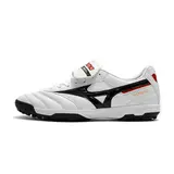 Mizuno Morelia Sala Classic White Black and Red Turf TF Football Boot
