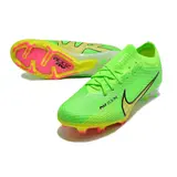 Nike Zoom Mercurial Vapor 15 Elite Green and Yellow Firm Ground FG Kids Football Boot