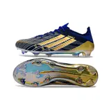 Adidas F50 Elite Dembele Golden and Blue Firm Ground FG Football Boot