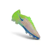 Nike Air Zoom Mercurial Superfly 11 Elite Green and Blue Firm Ground FG Football Boot - Lime/Peach