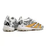 Adidas Predator 30 Elite White Gray and Yellow Turf TF Football Boot