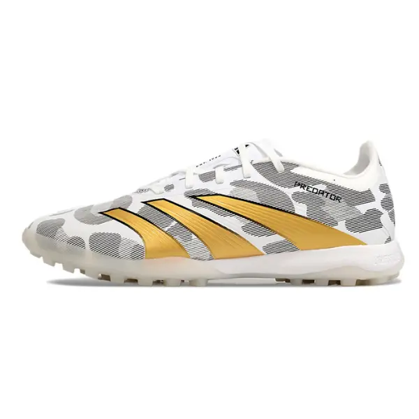 Adidas Predator 30 Elite White Gray and Yellow Turf TF Football Boot