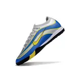 Nike Zoom Mercurial Vapor 16 Elite Grey Blue and Yellow Turf TF Football Boot