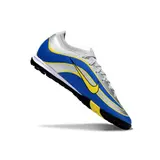 Nike Zoom Mercurial Vapor 16 Elite Grey Blue and Yellow Turf TF Football Boot