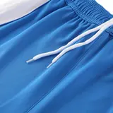 Adidas Light Blue Training Set T-Shirt and Shorts - Blue/White Stripes