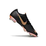 Nike Air Zoom Mercurial Vapor 12 Elite Black and Orange Firm Ground FG Football Boot