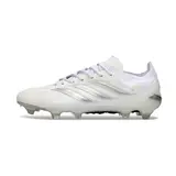 Adidas Predator 26 Elite White and Silver Firm Ground FG Football Boot