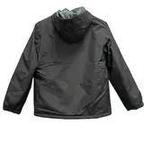 Nike Black Windbreaker Jacket - Lined Hooded