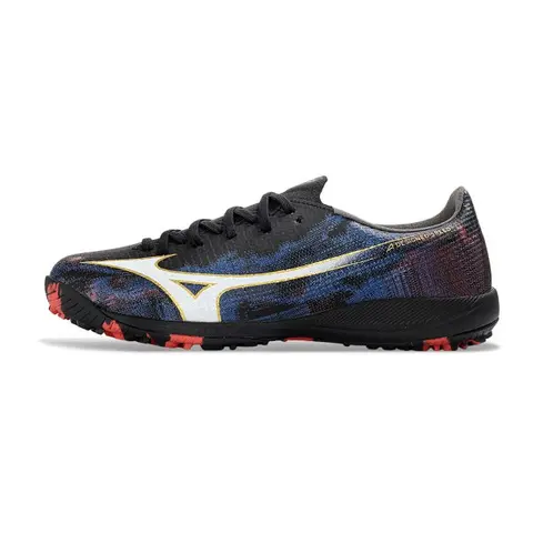 Mizuno Alpha III Elite Black and Blue Turf TF Football Boot