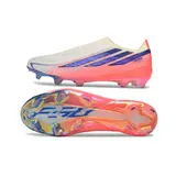Adidas F50 Hyperfast Laceless Elite World Cup Pack Firm Ground FG Football Boot - White/Pink/Navy