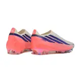 Adidas F50 Hyperfast Laceless Elite World Cup Pack Firm Ground FG Football Boot - White/Pink/Navy