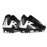 Nike Air Zoom Mercurial Vapor 16 Elite Black and White Firm Ground FG Football Boot - Black/Grey