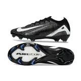 Nike Air Zoom Mercurial Vapor 16 Elite Black and White Firm Ground FG Football Boot - Black/Grey