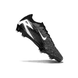 Nike Air Zoom Mercurial Vapor 16 Elite Black and White Firm Ground FG Football Boot - Black/Grey