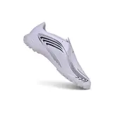 Adidas F50 Messi Laceless Elite White Turf TF Football Boot