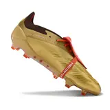Adidas Predator 30 Elite Tongue Gold and Red Firm Ground FG Football Boot