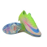 Nike Air Zoom Mercurial Superfly 11 Elite Fluorescent Green, Blue and Pink Firm Ground FG Kids Football Boot
