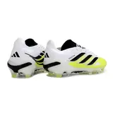 Adidas Predator 26 Elite White, Black and Yellow Firm Ground FG Football Boot