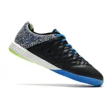 Nike Lunar Gato II Black White and Blue Indoor IC Football Boot