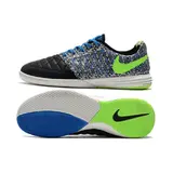Nike Lunar Gato II Black White and Blue Indoor IC Football Boot
