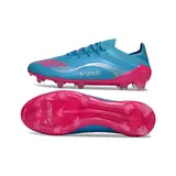 Adidas F50 Primeknit Elite Messi Blue and Pink Firm Ground FG Football Boot