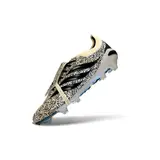 Adidas Predator 26 Elite Tongue Beige, Black and White Firm Ground FG Football Boot
