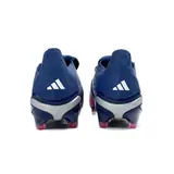 Adidas Predator 26 Elite Tongue Pink and Purple Kids Firm Ground FG Football Boot - Navy/Pink