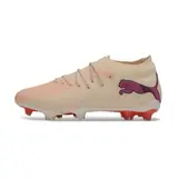 Puma Future 9 Low Cut Beige and Pink Firm Ground FG Football Boot