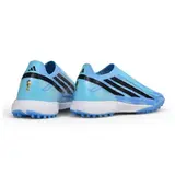 Adidas F50 Hyperfast Laceless Elite Light Blue Turf TF Football Boot - Royal Blue