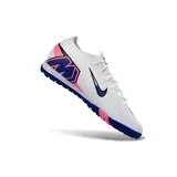 Nike Zoom Mercurial Vapor 16 Elite White and Blue Turf TF Football Boot