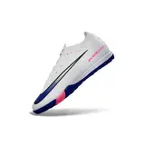 Nike Zoom Mercurial Vapor 16 Elite White and Blue Turf TF Football Boot