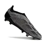 Adidas Predator 30 Elite Laceless Gray and Black Firm Ground FG Football Boot