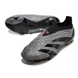 Adidas Predator 30 Elite Laceless Gray and Black Firm Ground FG Football Boot