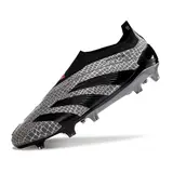 Adidas Predator 30 Elite Laceless Gray and Black Firm Ground FG Football Boot