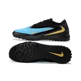 Nike Phantom 6 Elite Black and Blue Turf TF Football Boot
