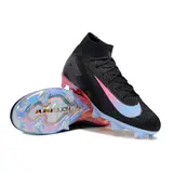 Nike Mercurial Superfly 10 Elite Black, Blue and Pink FG Kids Football Bootl