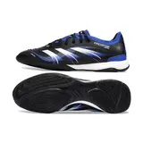 Adidas Predator 25 Elite Black Blue and White Indoor IC Football Boot