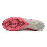 Nike Air Zoom Mercurial Superfly 10 Elite White and Pink Firm Ground FG Kids Football Boot