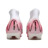 Nike Air Zoom Mercurial Superfly 10 Elite White and Pink Firm Ground FG Kids Football Boot