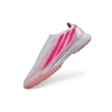 Adidas F50 Hyperfast Laceless Elite Pink and White Turf TF Football Boot