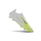 Adidas F50 Elite Laceless White and Yellow Firm Ground FG Football Boot