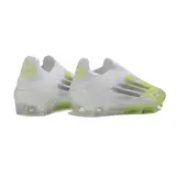 Adidas F50 Elite Laceless White and Yellow Firm Ground FG Football Boot