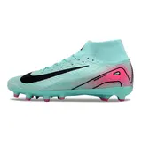 Nike Air Zoom Mercurial Superfly 10 Elite Kids Light Blue and Pink Artificial Ground AG Football Boot