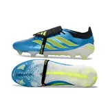 Adidas Predator 26 Elite Tongue Blue, White and Black Kids Firm Ground FG Football Boot